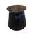 2020s Contemporary Italian Deep Cobalt & Onyx Ceramic Side Table For Sale - Image 5 of 11