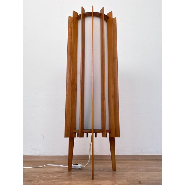 Brown Space Age Rocket Floor Lamp by Ib Fabiansen for Fog & Mørup, Denmark, 1960s For Sale - Image 8 of 9