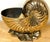 Large Polished Brass Nautilus Shell Vase by Sarreid, Spain, Circa 1970s For Sale - Image 9 of 14