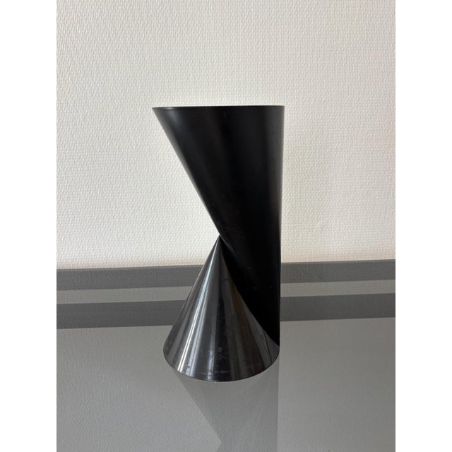 Postmodern Vase in Black by Paul Baars, 1997 For Sale - Image 3 of 9