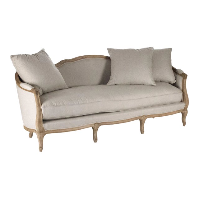 Hollow Maison Sofa in Beige For Sale