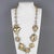 Contemporary Alexis Lahellec Paris Bi-Color Metal Necklace For Sale - Image 3 of 10