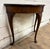 Vintage Queen Anne Style Half Moon Demilune Entry Hall Table Console For Sale In Kansas City - Image 6 of 12