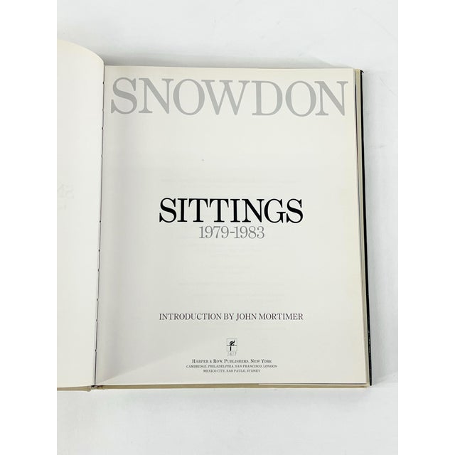 Photorealism Snowdon: Sittings 1979-1983 Coffee Table Book, First Edition c.1983 For Sale - Image 3 of 10