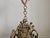Tan Italian Peacock Style Rattan Pendant Light, 1960s For Sale - Image 8 of 13