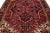 Textile Vintage Handmade Heriz Red Medallion Wool Rug 7'10" X 11'3" For Sale - Image 7 of 10
