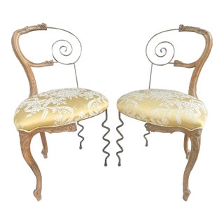 1980s Pair of "Louis Philippe Stark" Chairs For Sale