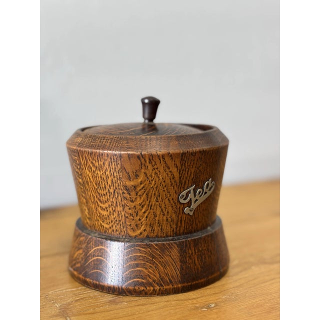 Vintage English Tea Caddy For Sale In Naples, FL - Image 6 of 8