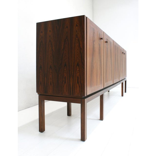 Symmetric Sideboard in Dark Walnut attributed to Royal Board, Sweden, 1961 For Sale - Image 17 of 18