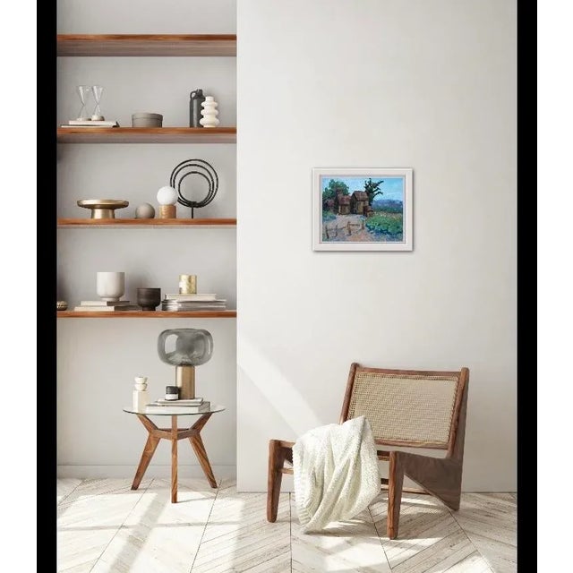 Quiet Places & Journeys — Rustic Shacks, Bartley Ranch Original oil painting by Haas, 14 x 11 unframed linen panel,...