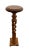 Vintage Plant Stand Tall Table Barley Twist Pedestal Column Round Top Walnut 1a For Sale - Image 4 of 9