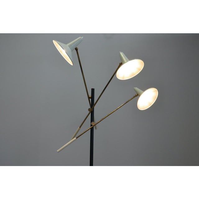 Rare adjustable floor lamp Stilnovo Italia from the 1950s marked This piece has an attribution mark, I am sure that it is...