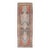 Antique Geometric Persian Malayer Gallery Runner in Gray, Blue, Light Tera-Cotta and Cream For Sale