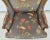Textile Mid Century Chippendale Wingback Down Cushion Armchair For Sale - Image 7 of 9