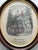 Vintage French Parisian Fashion "Miroir Des Modes" Oval Framed Prints- A Set For Sale - Image 12 of 12