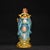Vintage Cloisonne Enamel God of Wealth Figure - Standing Statue - 26cm For Sale - Image 4 of 9
