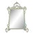 Antique French Rococo Solid Brass Wall Mirror For Sale