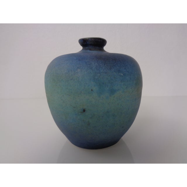 Mid-Century Modern German Studio Ceramic Vase by Lu & Gerd Grove, Lübeck, 1960s For Sale - Image 3 of 18
