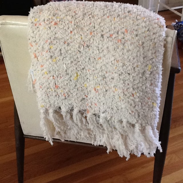 Cynthia Rowley Chenille Throw Blanket | Chairish