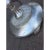 1930s Art Deco Slivered Metal Torchiere & Milk Glass Diffuser For Sale In Denver - Image 6 of 13