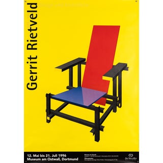 Gerrit Rietveld Exhibition Poster, 1996 For Sale