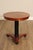 Wood Ethan Allen Medallion Collection Round Cherry Pedestal Side Table For Sale - Image 7 of 18
