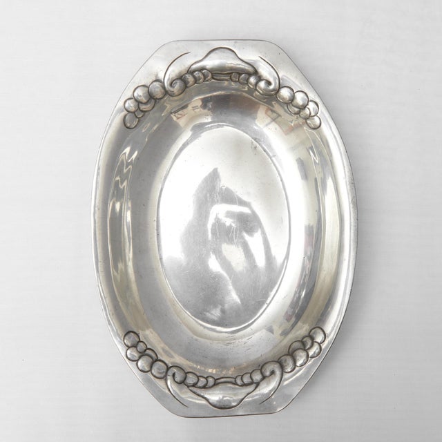 VERY RARE Mogens Ballin Pewter serving dish – 1910s– Georg Jensen Very beautiful and rare art nouveau / arts and crafts...