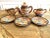 Red 1970s Japanese Hand-Painted Porcelain Tea Set With Plates- 6 Pieces For Sale - Image 8 of 8