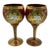Enameled Murano Glass Wineglasses For Sale