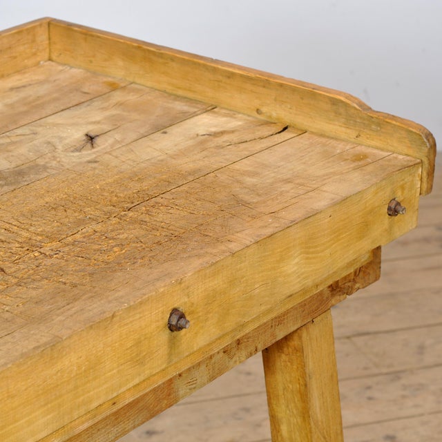 Wood Small Work Table, 1960s For Sale - Image 7 of 11