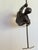 Vintage Modernist Cast Metal Hanging Sculpture of a Man Climbing For Sale In Seattle - Image 6 of 12