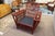 Vintage Palecek President's Sofa & Chair 3 Piece Rattan Patio Sofa & Chair Set For Sale - Image 13 of 18