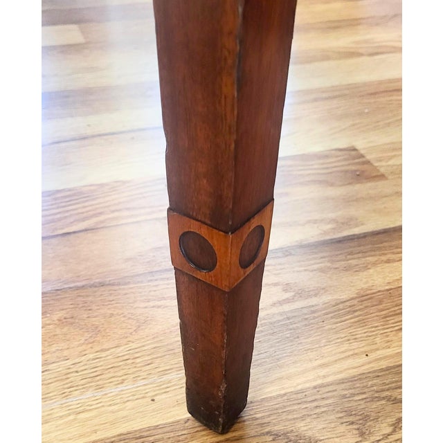 Antique American 20th C Federal Banded Inlaid Mahogany Buffet Sideboard For Sale - Image 10 of 10