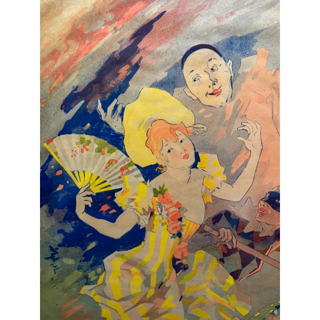 Original Jules Chéret Lithographs – “Les Arts” (1891) – Framed Pair For Sale - Image 13 of 13