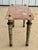 Pink Neoclassical Pink Marble Top Side Table With Gilt Metal Legs, European For Sale - Image 8 of 12