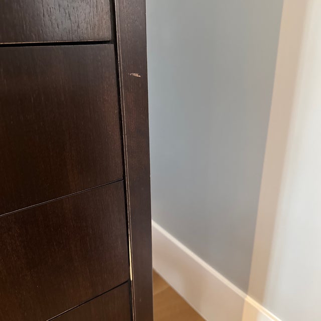 Barbara Barry Tuxedo Tall Chest For Sale - Image 9 of 11