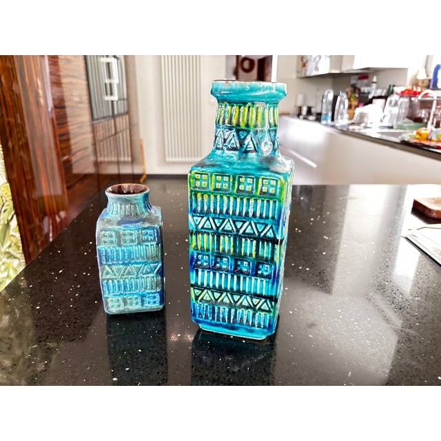 Vases by Bodo Mans for Bay Keramik, Germany, 1960, Set of 2 For Sale - Image 9 of 10