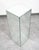 Mid Century Modern Pedestal Mirror Square Table Display Art Glass Rectangular For Sale In Sacramento - Image 6 of 12