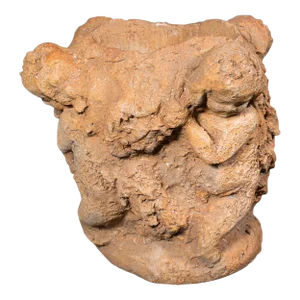 1950s Mid Century Large Vintage Decorative Cherub Jardiniere, Italian, Stone, Planter, Putti