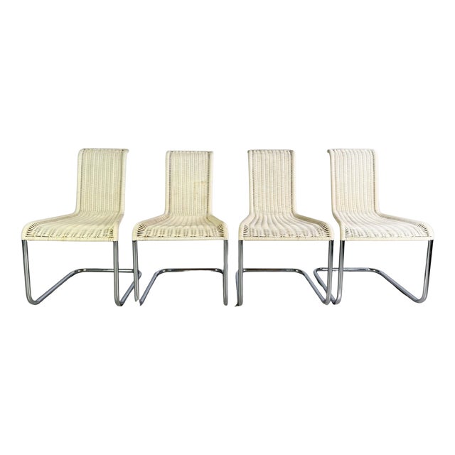 Cantilever Chairs B20 by Jean Prouve for Tecta, Set of 4 For Sale