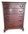 Vintage Drexel “Wentworth House Group” Mahogany 5-Drawer Highboy Chest, Model No. 2130-2 - Circa 1940s For Sale