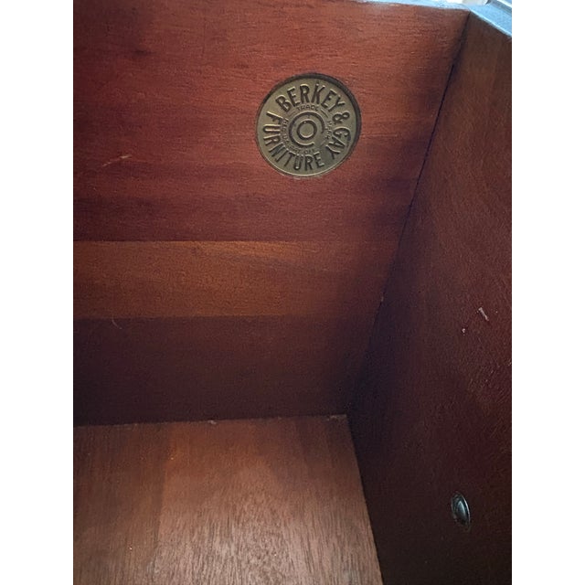 Berkey & Gay 1920s Berkey & Gay Spanish Colonial Revival Walnut Server Cabinet For Sale - Image 4 of 11