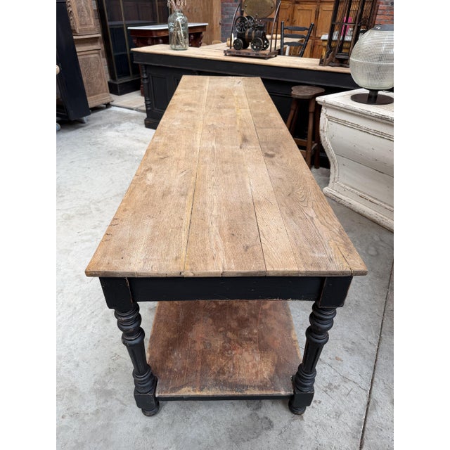 Early 20th Century Cloth Merchant's Table For Sale - Image 6 of 17