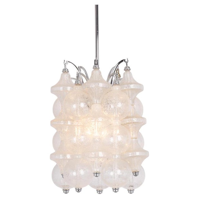 Small Glass Tulipan Pendant Light attributed to Seguso, Italy, 1960s For Sale - Image 16 of 16