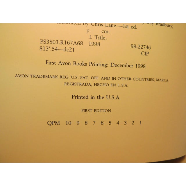 Blue 1990s Illustrated Children's Book, Ray Bradbury's Ahmed and the Oblivion Machine: A Fable For Sale - Image 8 of 13