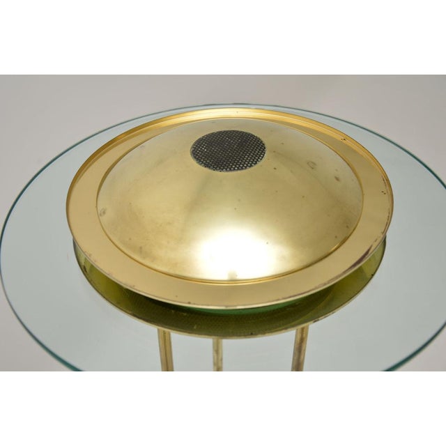 Vintage Brass and Glass Floor Lamp by Robert Sonneman, 1970s For Sale - Image 4 of 8