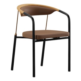 Chairman Chair in Oak with Upholstery in Umber by Henrik Tengler for One Collection For Sale