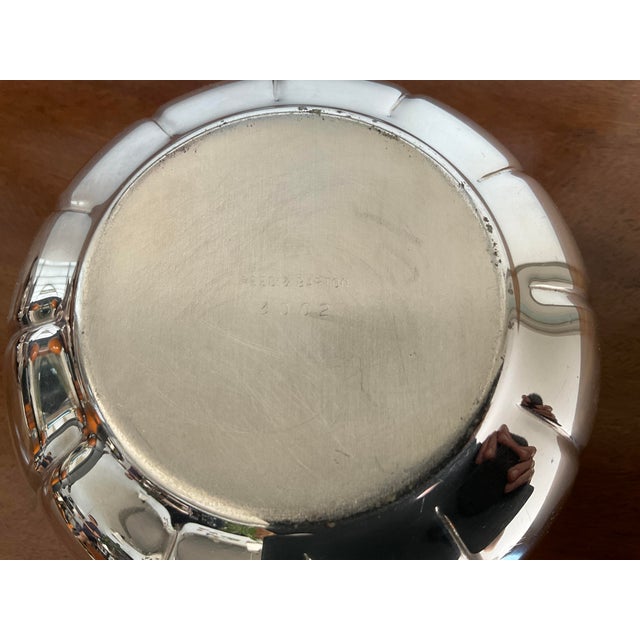 Mid 20th Century Nesting Lotus Bowl by Reed & Barton For Sale - Image 13 of 16