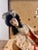 Wood Japanese Geisha Princess Doll in Original Glass & Wood Case For Sale - Image 7 of 13