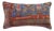 16"x28" Vintage Rug Pillowcase. Handknotted Wool Rug Lumbar Pillow Cover For Sale